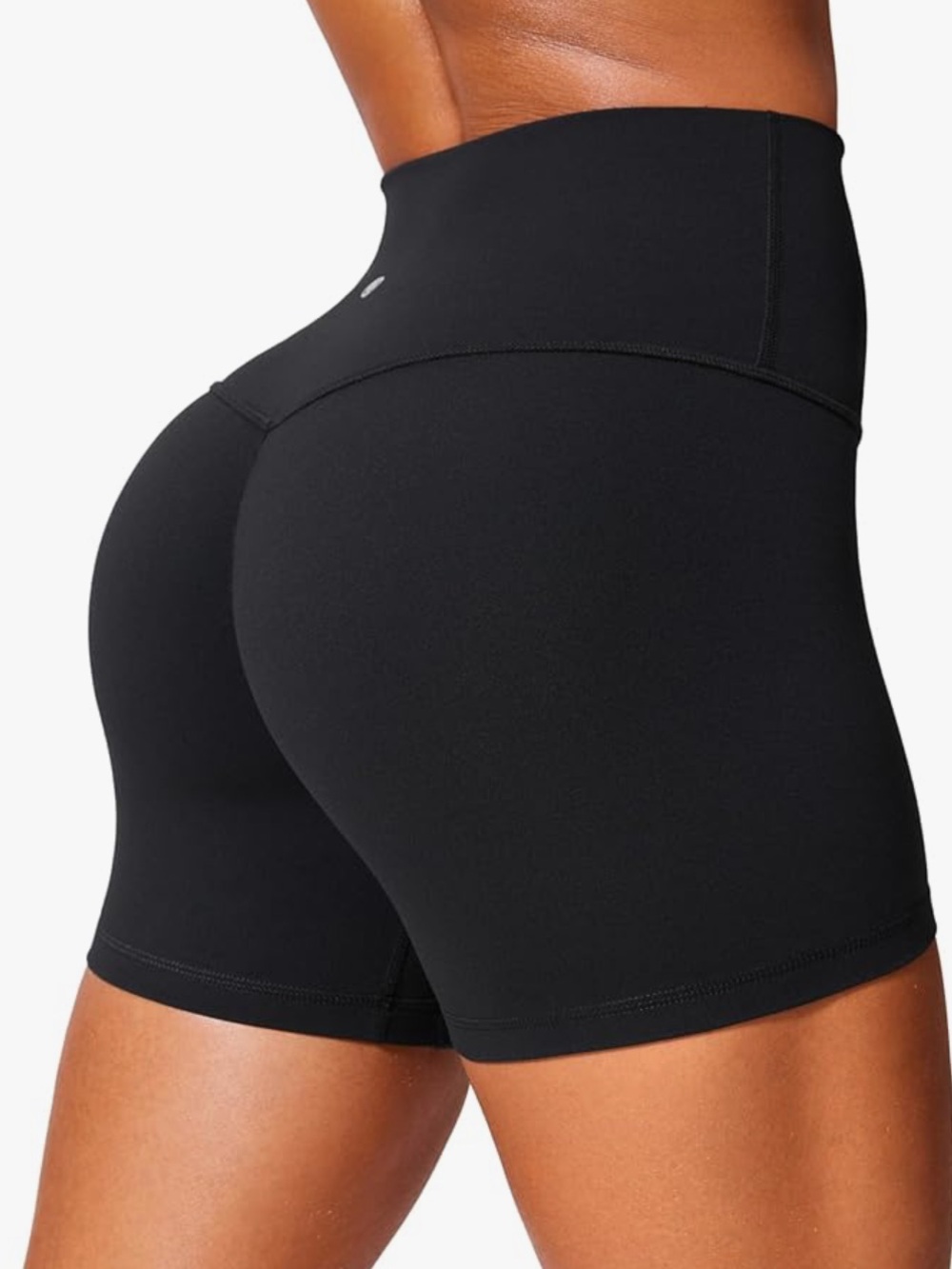 CRZ YOGA Secretsculpt Biker Shorts 4" - black - size L
